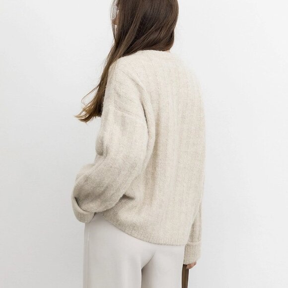 J.ing Emilie Oat Fuzzy Sweater - Picture 10 of 10